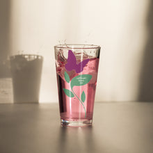 Load image into Gallery viewer, Wallflowers Bloom, too - Shaker pint glass
