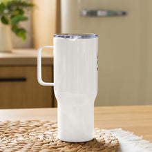 Load image into Gallery viewer, Wallflowers Bloom, too - Travel mug with a handle

